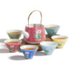 service a the theiere et tasses assorties 250ml 10