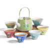 service a the theiere et tasses assorties 250ml 11