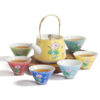 service a the theiere et tasses assorties 250ml 15