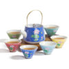 service a the theiere et tasses assorties 250ml 16