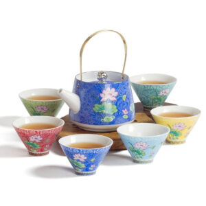 service a the theiere et tasses assorties 250ml 16 service a the theiere et tasses assorties 250ml 16