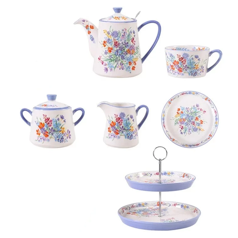 service afternoon tea viscri meadow london pottery 900ml 2