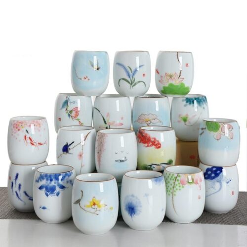 tasse a the chinoise porcelaine 190ml 18