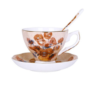 tasse a the en porcelaine van gogh 2 tasse a the en porcelaine van gogh 2