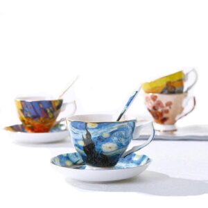 tasse a the en porcelaine van gogh 7 tasse a the en porcelaine van gogh 7