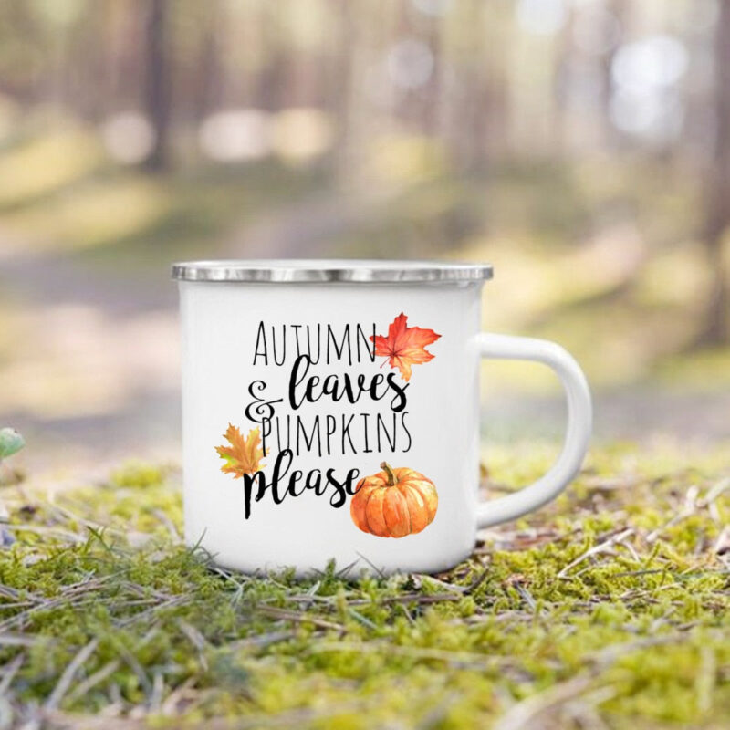 tasse automne emaillee 360ml 22