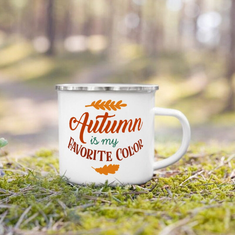 tasse automne emaillee 360ml 23