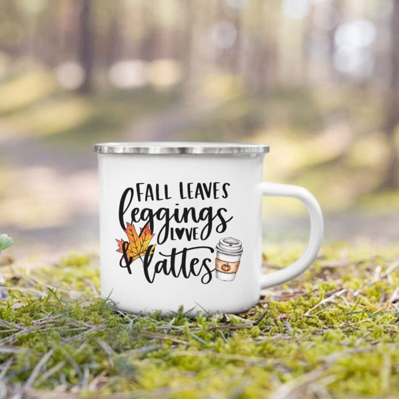 tasse automne emaillee 360ml 29