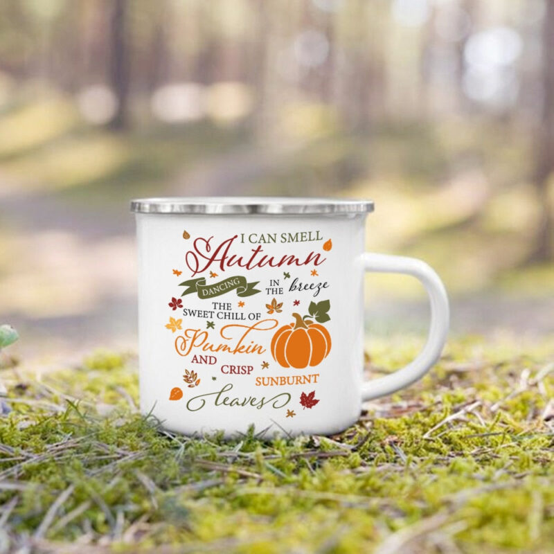 tasse automne emaillee 360ml 30