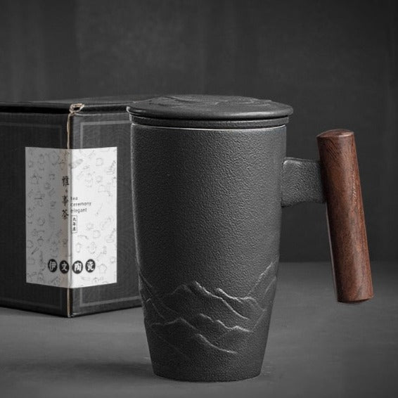 tasse en ceramique fait main tisaniere 350ml 2