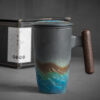 tasse en ceramique fait main tisaniere 350ml 5