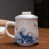 tasse en porcelaine motif japonais 430ml 2