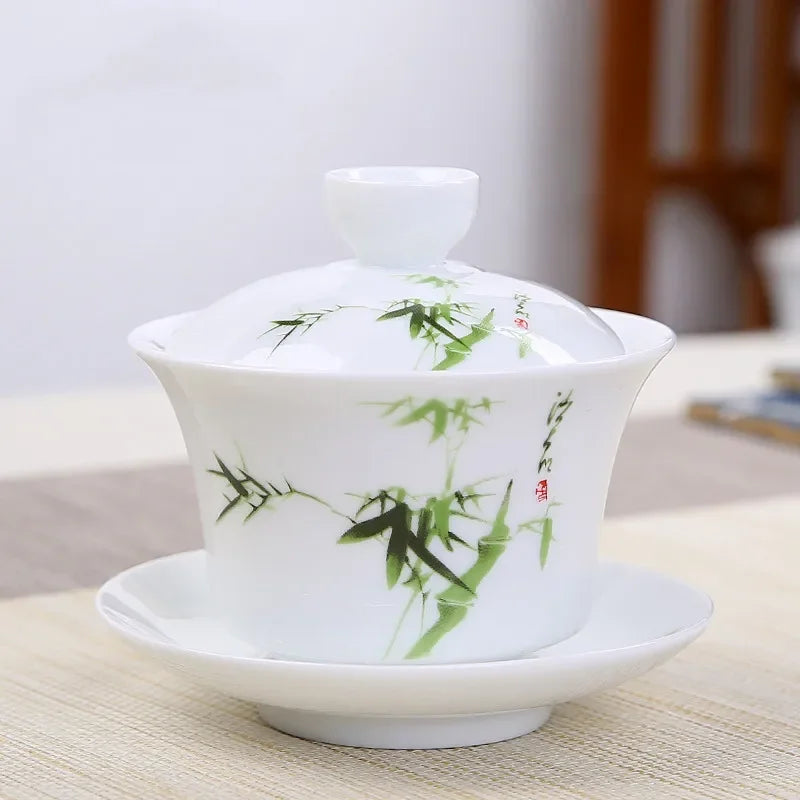 tasse theiere en porcelaine gaiwan 160ml 3