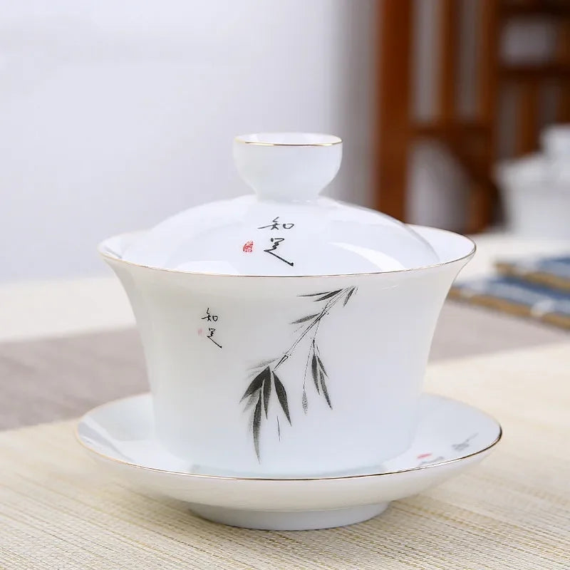tasse theiere en porcelaine gaiwan 160ml 4