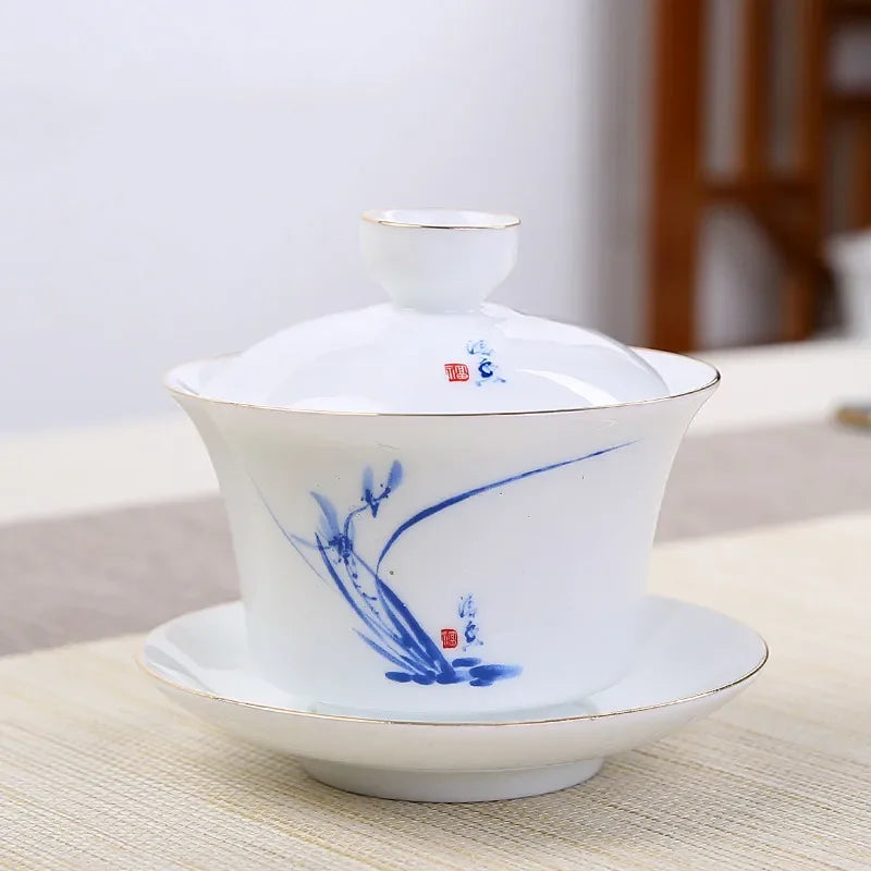 tasse theiere en porcelaine gaiwan 160ml 6