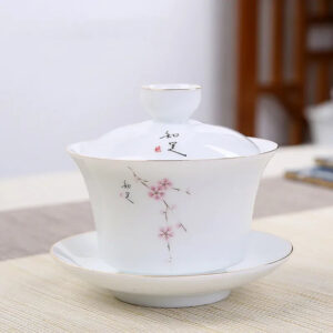 tasse theiere en porcelaine gaiwan 160ml 8 tasse theiere en porcelaine gaiwan 160ml 8