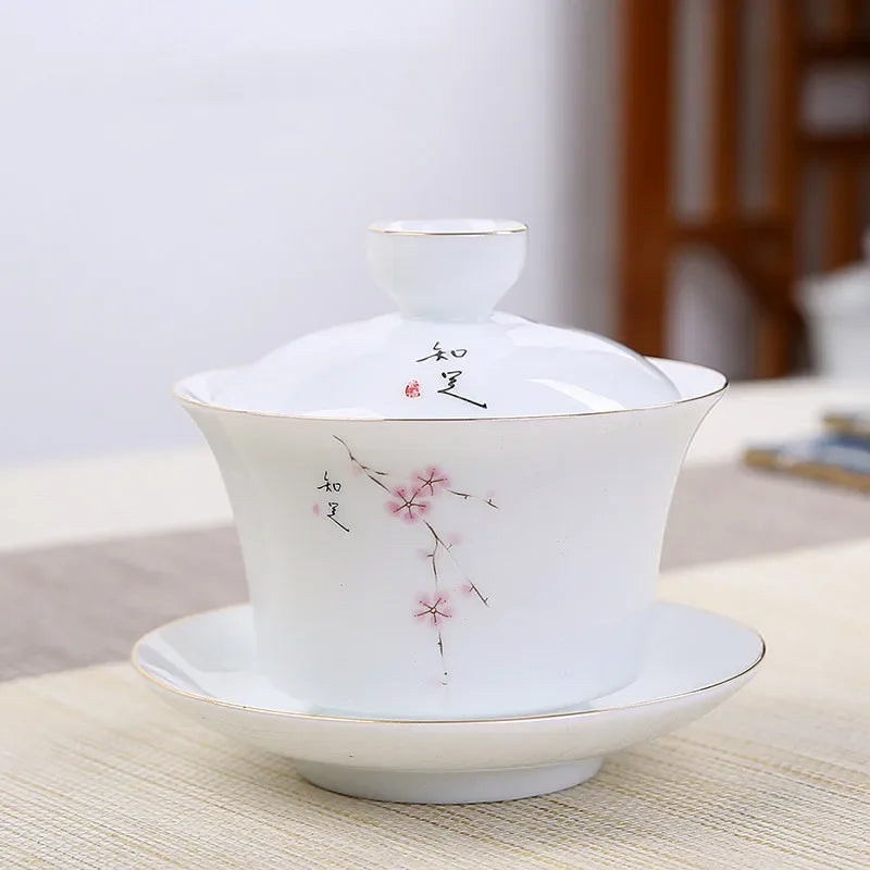 tasse theiere en porcelaine gaiwan 160ml 8