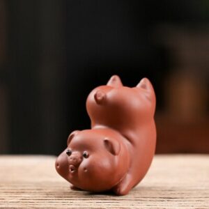 tea pet cochon en argile