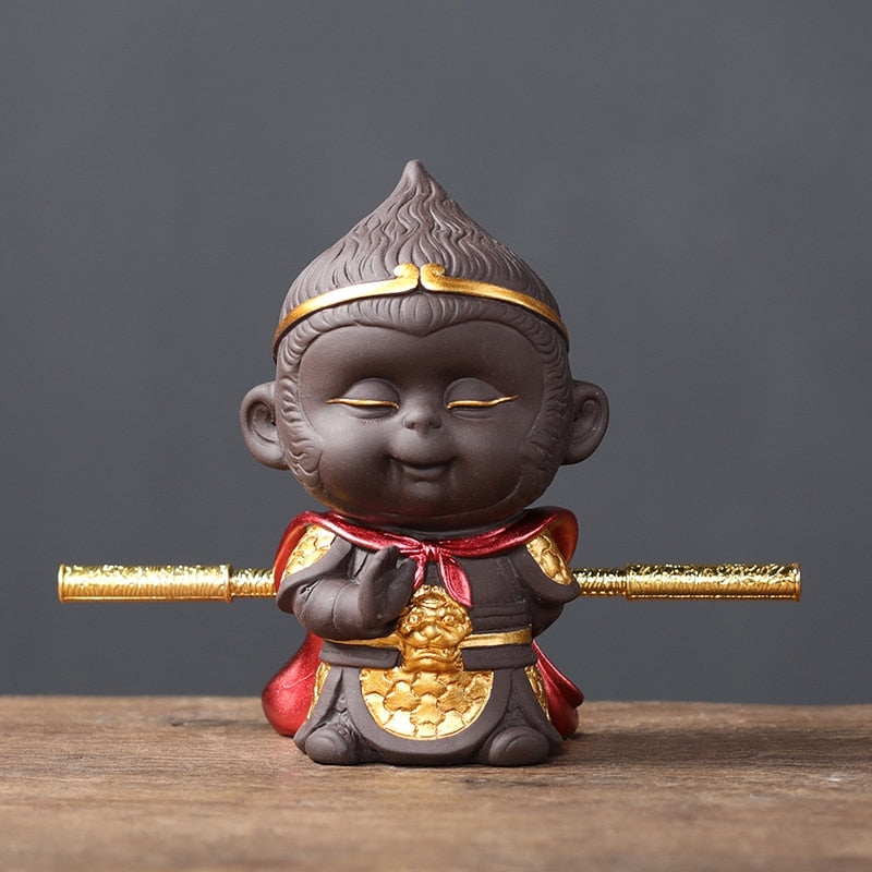 tea pet singe en argile 3