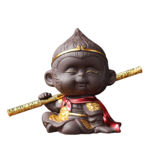 tea pet singe en argile