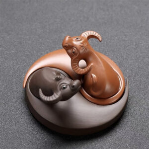 tea pets buffle en argile