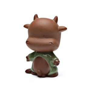 tea pets vache en argile 2