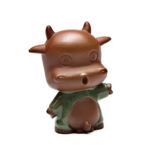 tea pets vache en argile