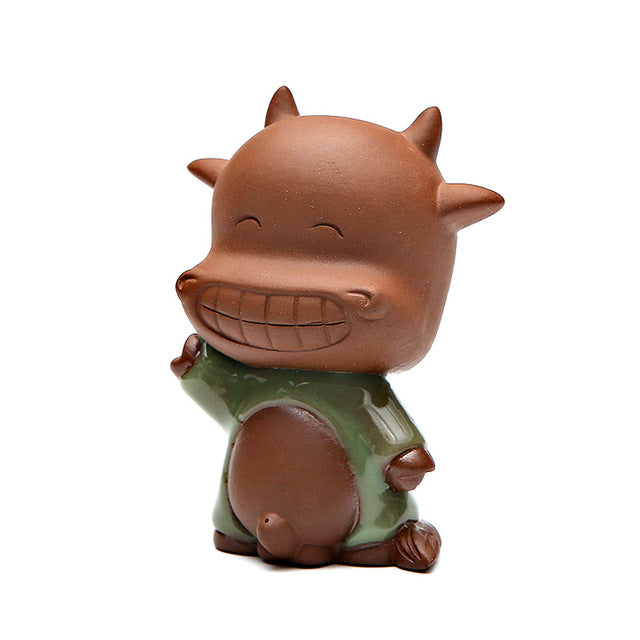 tea pets vache en argile 4