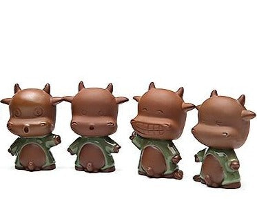 tea pets vache en argile 5