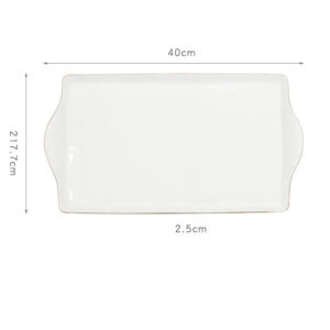 theiere blanche en porcelaine service 850ml 3