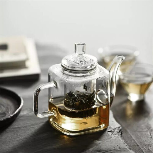 theiere carree en verre 300ml 2