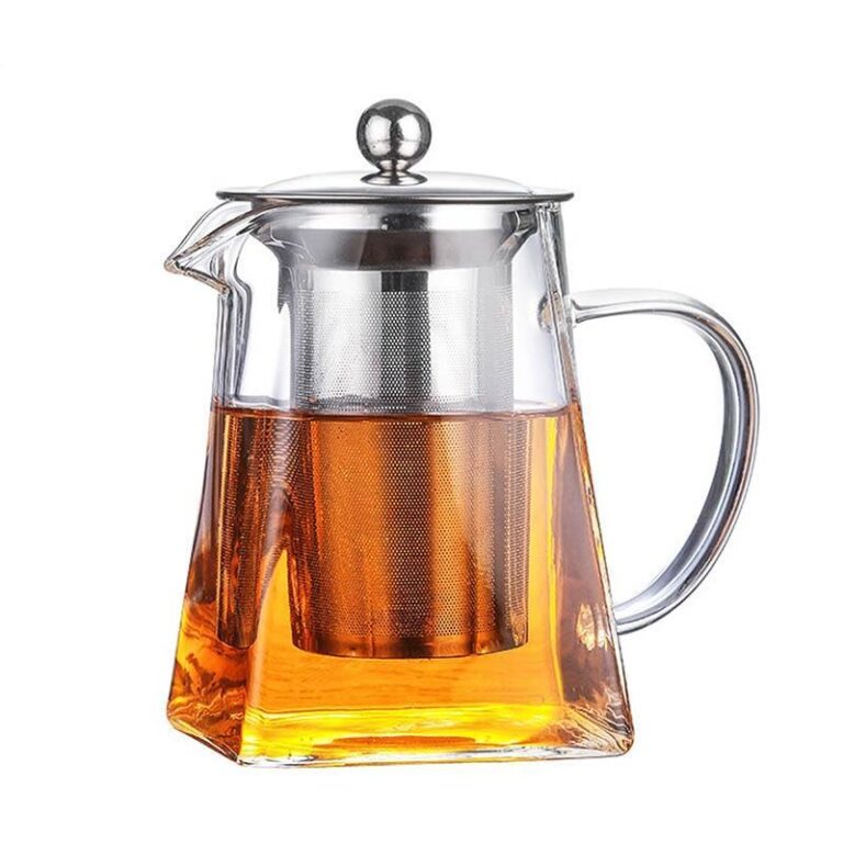 Théière Carrée en Verre 350-950ml
