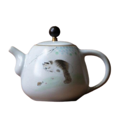 theiere chinoise chat vintage 280ml