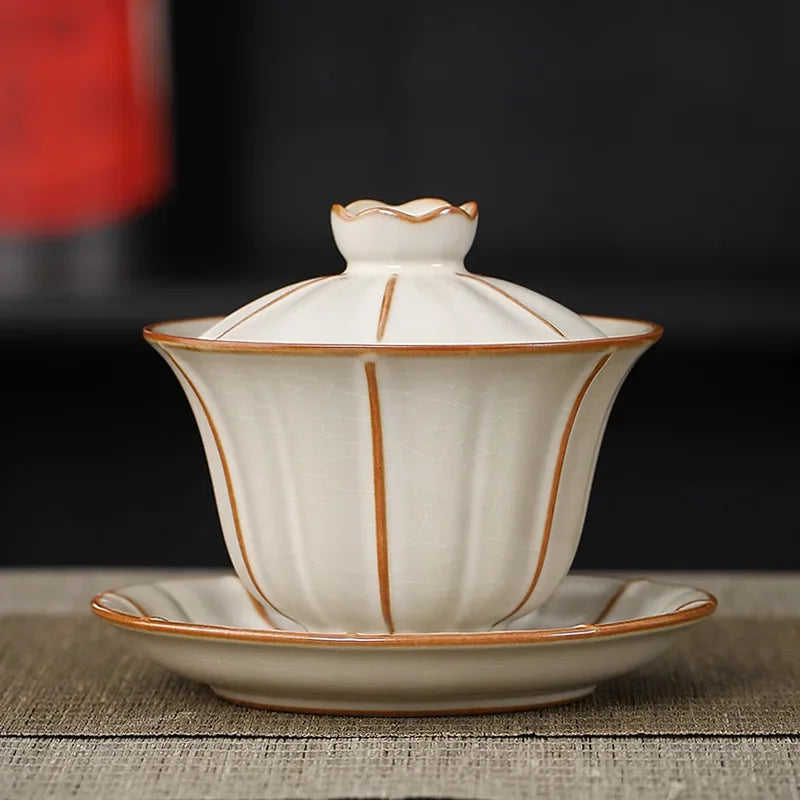 theiere chinoise gaiwan en porcelaine 190ml