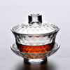 theiere chinoise gaiwan en verre 100 125ml