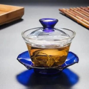 theiere chinoise gaiwan en verre colore 170ml 3 theiere chinoise gaiwan en verre colore 170ml 3