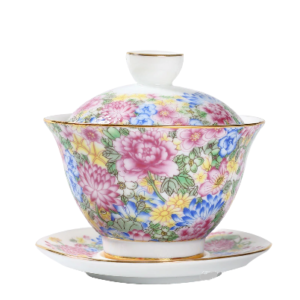 theiere chinoise gaiwan fleur 140ml 4 theiere chinoise gaiwan fleur 140ml 4