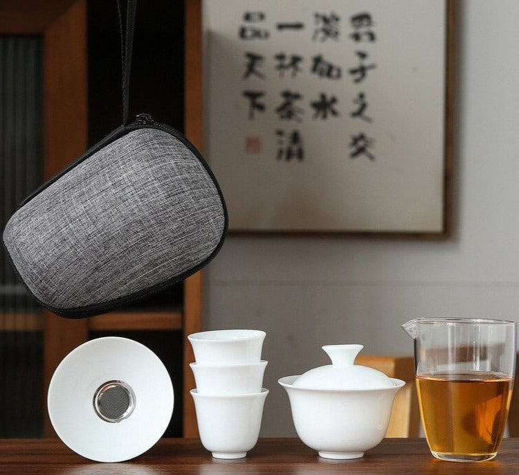 theiere chinoise gaiwan service 120ml 6