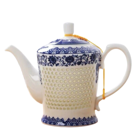 theiere chinoise porcelaine grain de riz 600ml 2