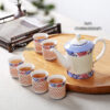 theiere chinoise porcelaine grain de riz 600ml 4