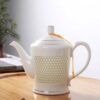 theiere chinoise porcelaine grain de riz 600ml 6