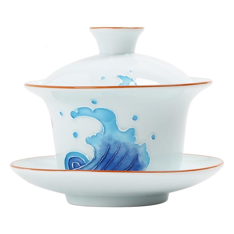 theiere chinoise tasse avec couvercle 150ml 2