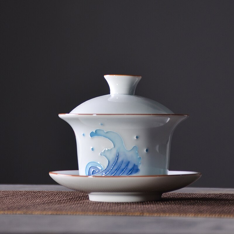 theiere chinoise tasse avec couvercle 150ml 3