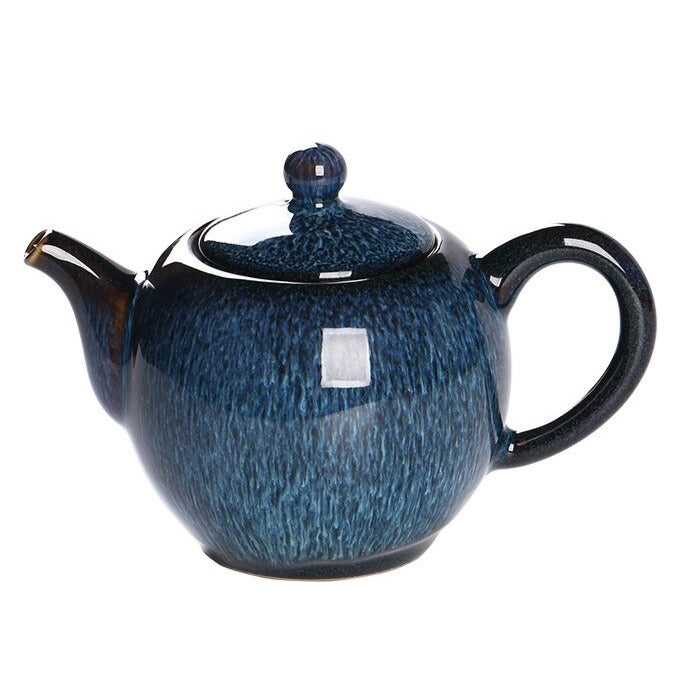 theiere en ceramique bleue 320ml