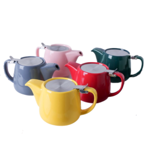 theiere en ceramique coloree avec filtre inox 500ml theiere en ceramique coloree avec filtre inox 500ml