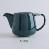 theiere en ceramique coloree avec filtre inox 500ml 5