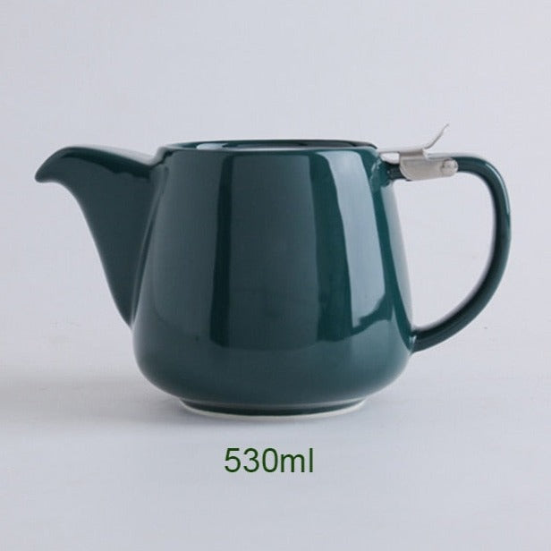 theiere en ceramique coloree avec filtre inox 500ml 5