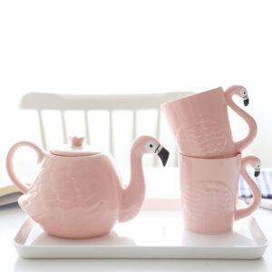 theiere en ceramique flamant rose 800ml 5 theiere en ceramique flamant rose 800ml 5