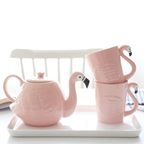 theiere en ceramique flamant rose 800ml 5 theiere en ceramique flamant rose 800ml 5