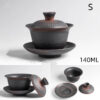 theiere en ceramique gaiwan grave 140 200ml 2
